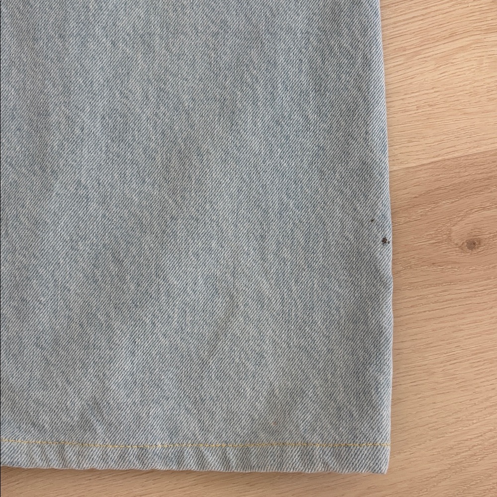Zara Light Blue Wide Leg Jeans - Picture 12 of 14